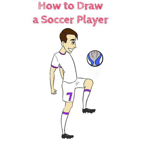 How to Draw a Soccer Player Easy
