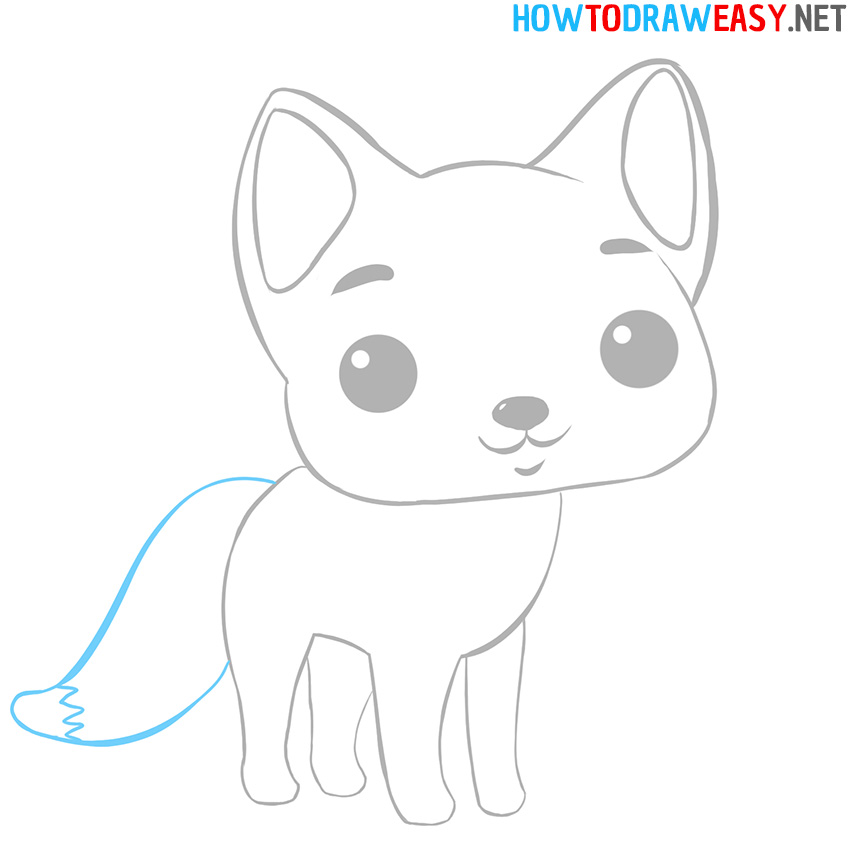 Step by Step Fox Drawing