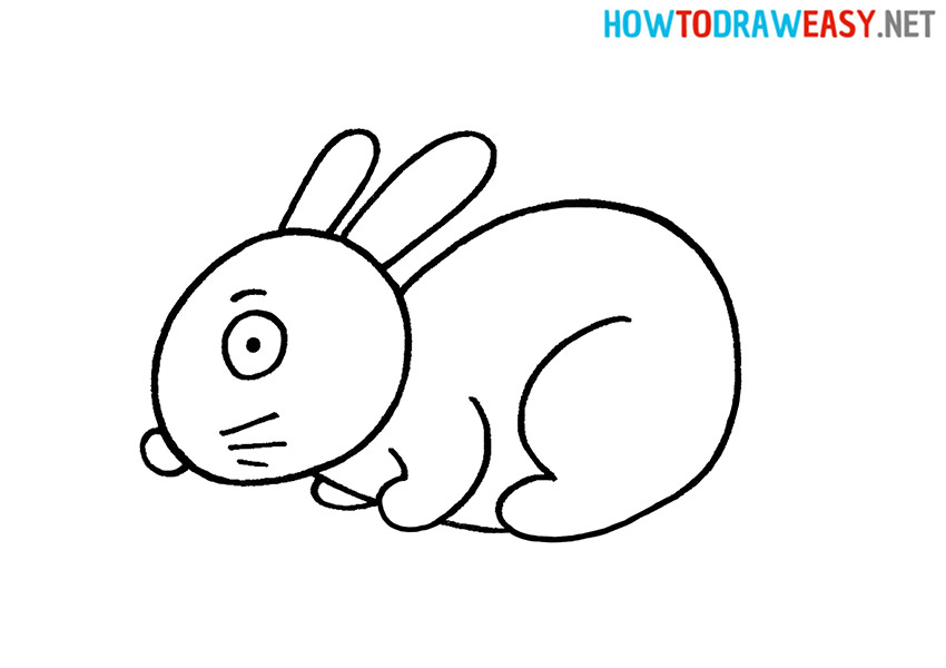 easter bunny how to draw