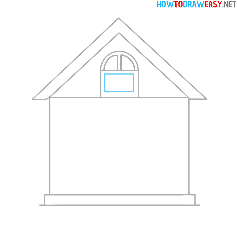 easy house drawing