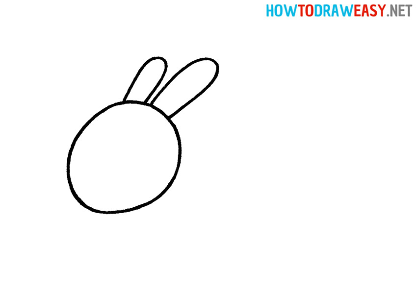 how to draw baby bunny