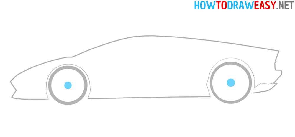how to draw car lamborghini