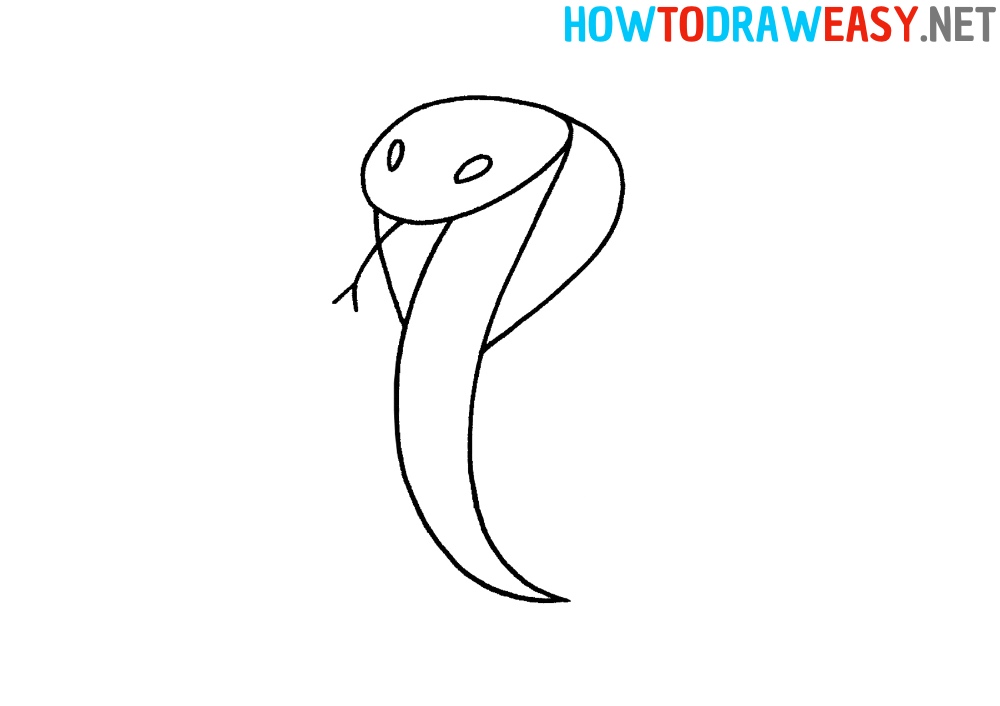 Cobra Drawing Step by Step