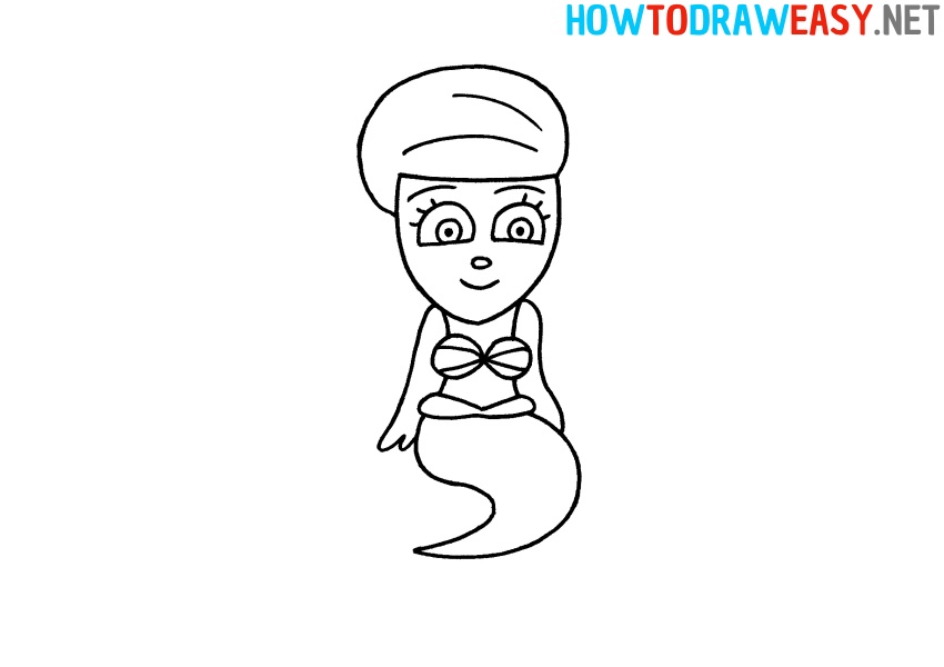 How to Draw Ariel from Disney