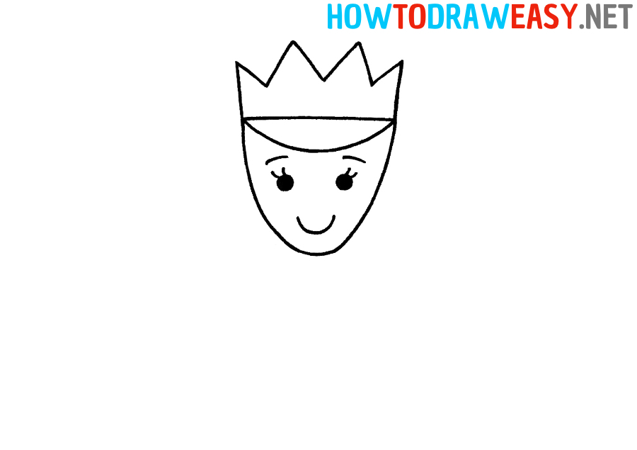 How to Draw Cartoon Queen