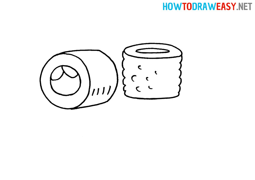 How to Draw Cute Sushi Easy