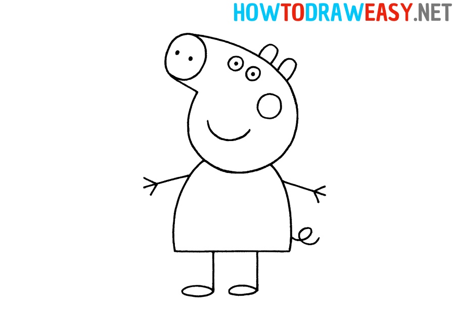How to Draw Easy Peppa Pig
