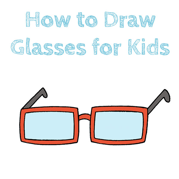 How to Draw Glasses for Kids