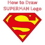 How to Draw Superman Logo Easy