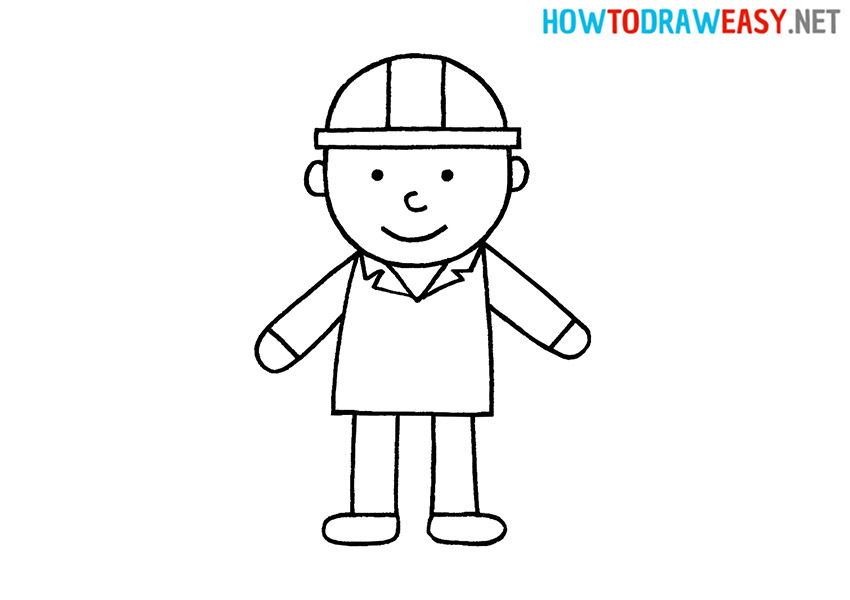 How to Draw a Builder for Beginners