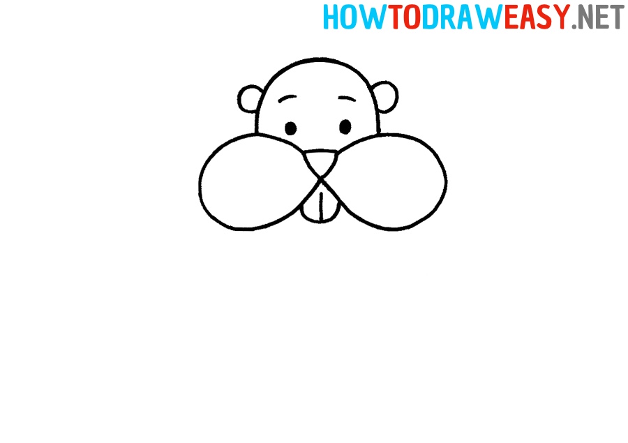 How to Draw a Hamster Head
