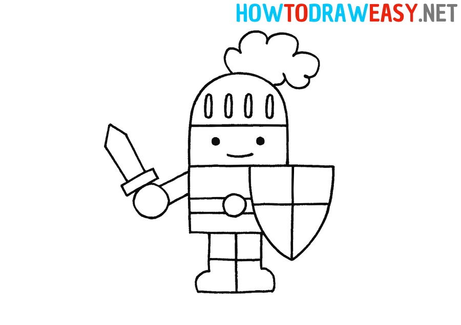 How to Draw a Knight for Kids