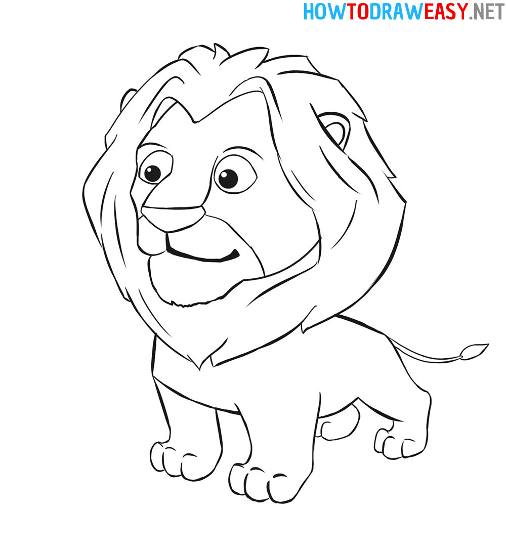 How to Draw a Lion Easy