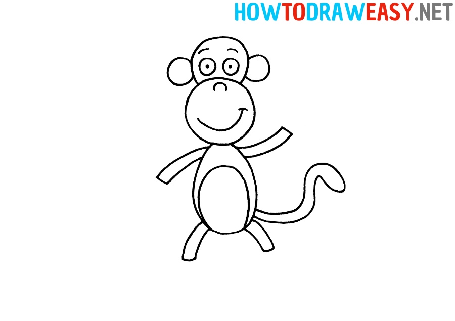 How to Draw a Monkey Easy