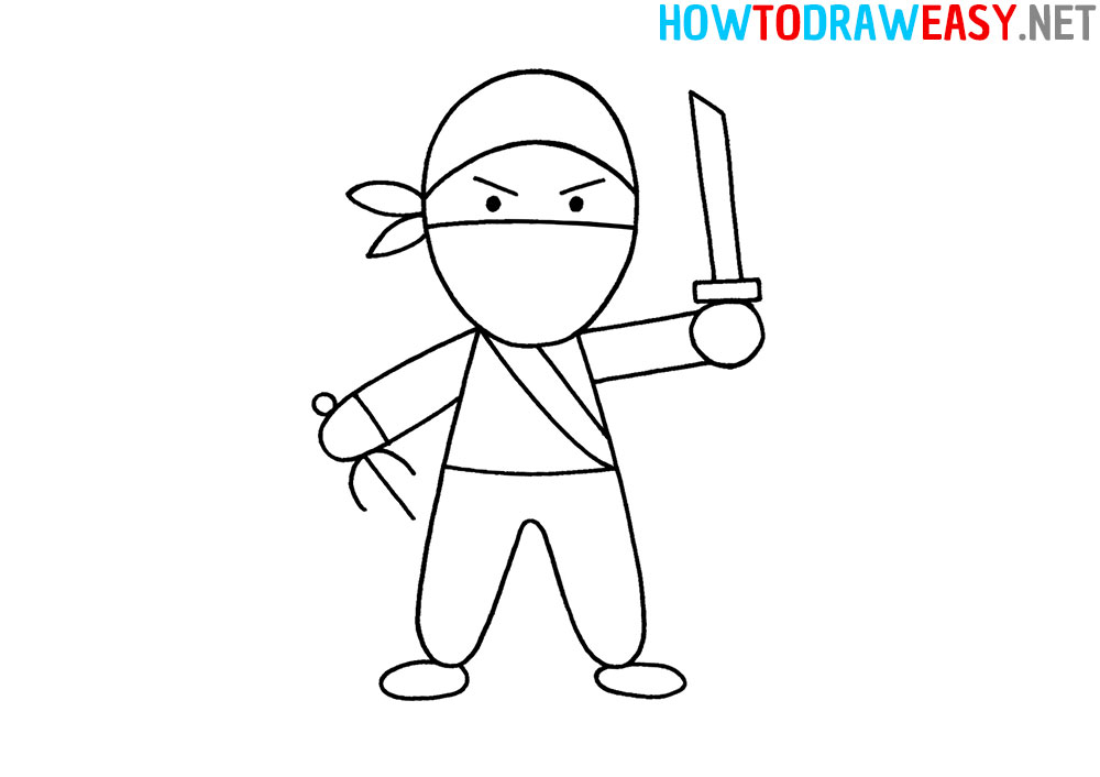 How to Draw a Ninja Easy