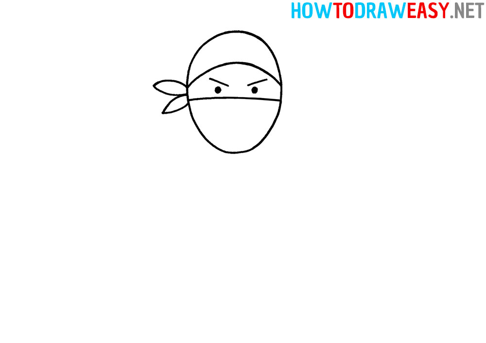 How to Draw a Ninja Face