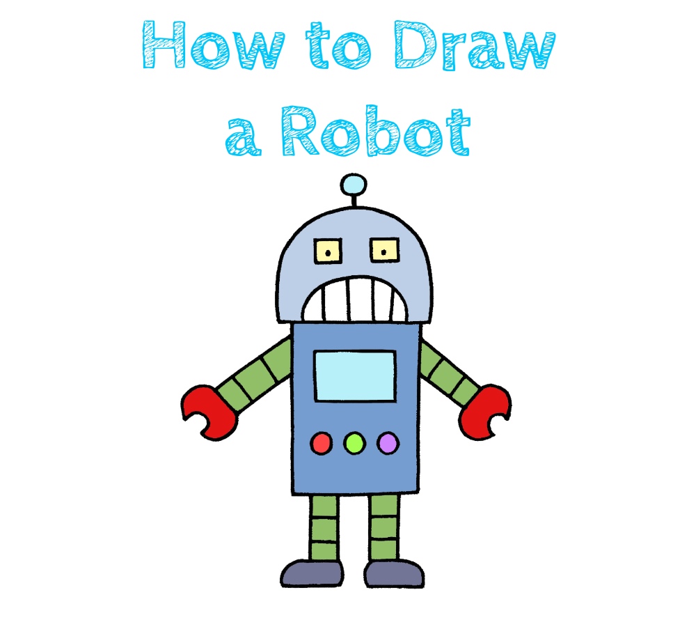 How to Draw a Robot for Beginners