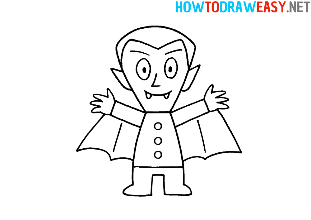 How to Draw a Vampire Easy