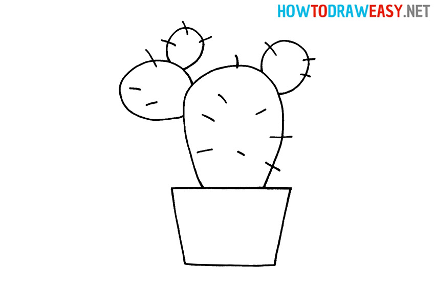How to Draw an Easy Cactus