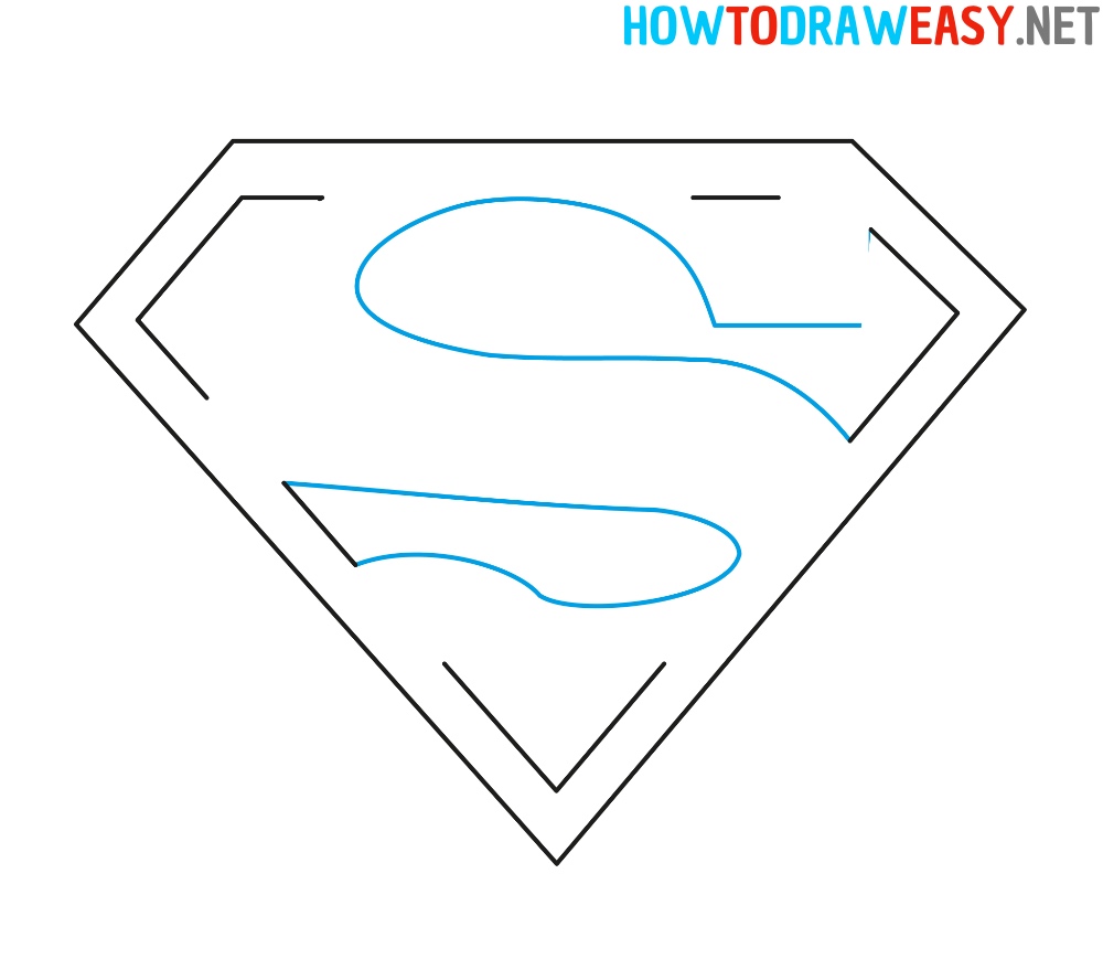 How to Draw an Easy Superman Logo
