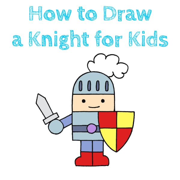 How to Draw a Knight for Kids