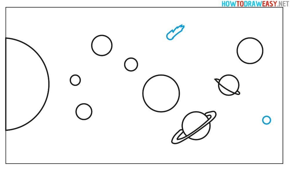 Solar System Planets Drawing