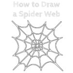 How to Draw a Spider Web Easy