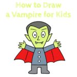 How to Draw a Vampire for Kids