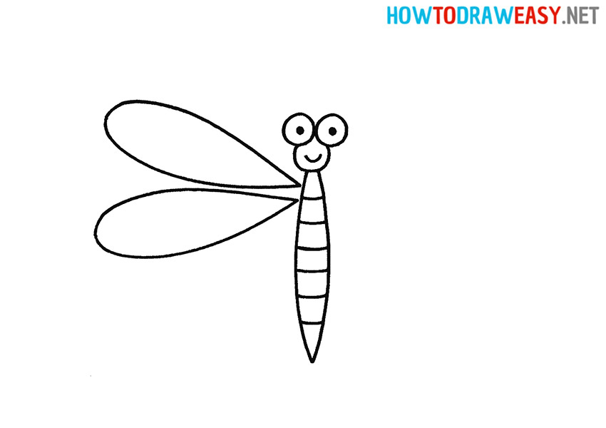 dragonfly how to draw