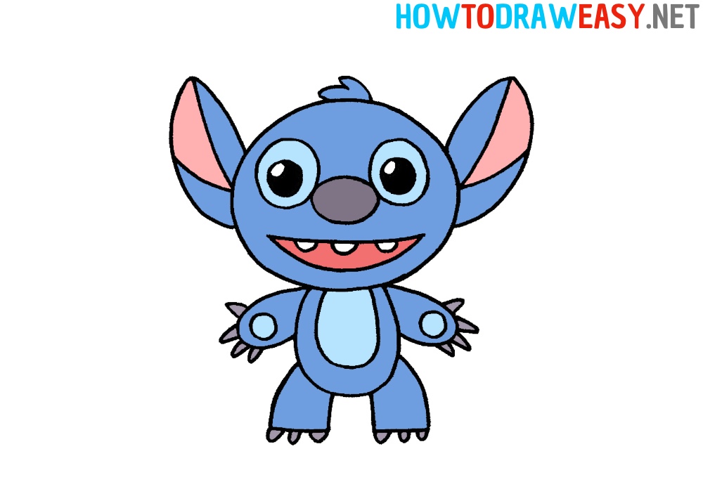 how to draw stitch