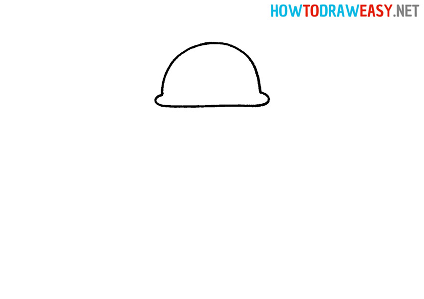 Builder Helmet Drawing