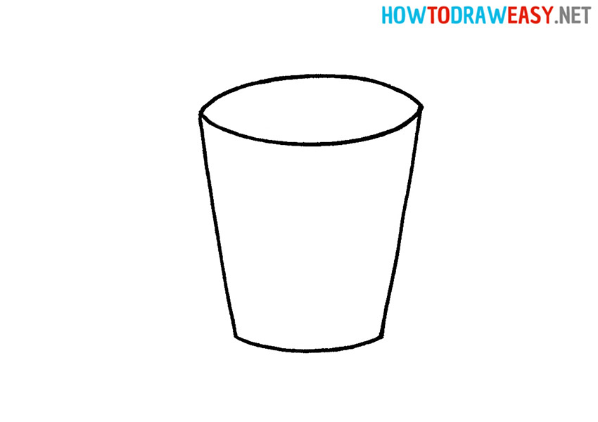 Drawing Tutorial for Kids Glass