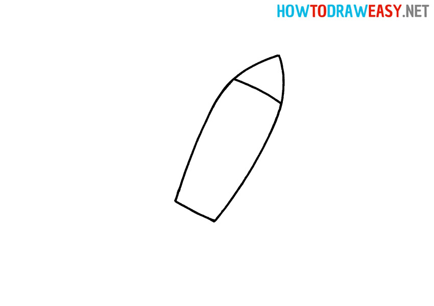 Easy Drawing Rocket