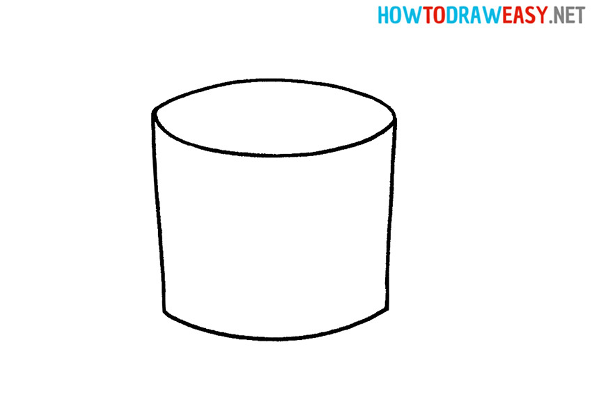 Easy Drawing a Drum