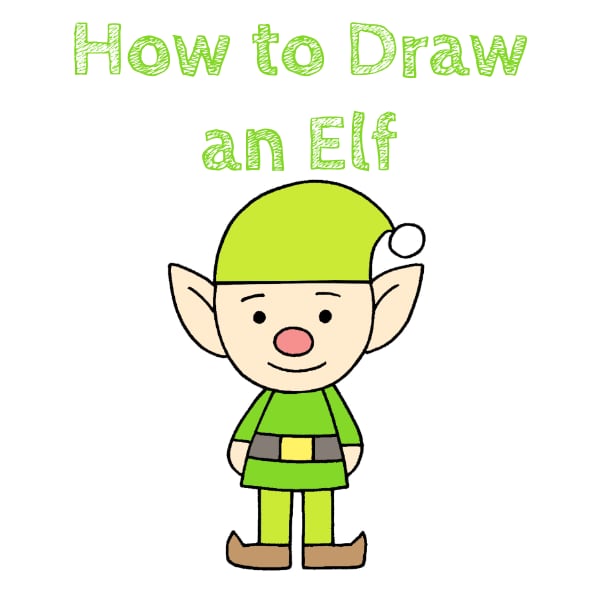 How to Draw an Elf for Kids
