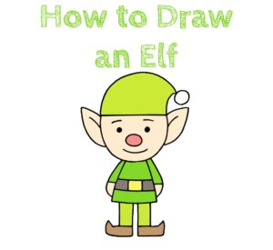 How to Draw an Elf for Kids - How to Draw Easy