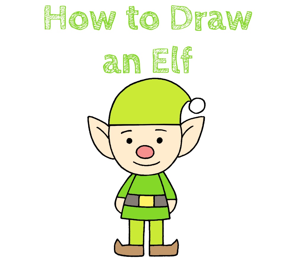 Elf Step by Step Drawing Tutorial