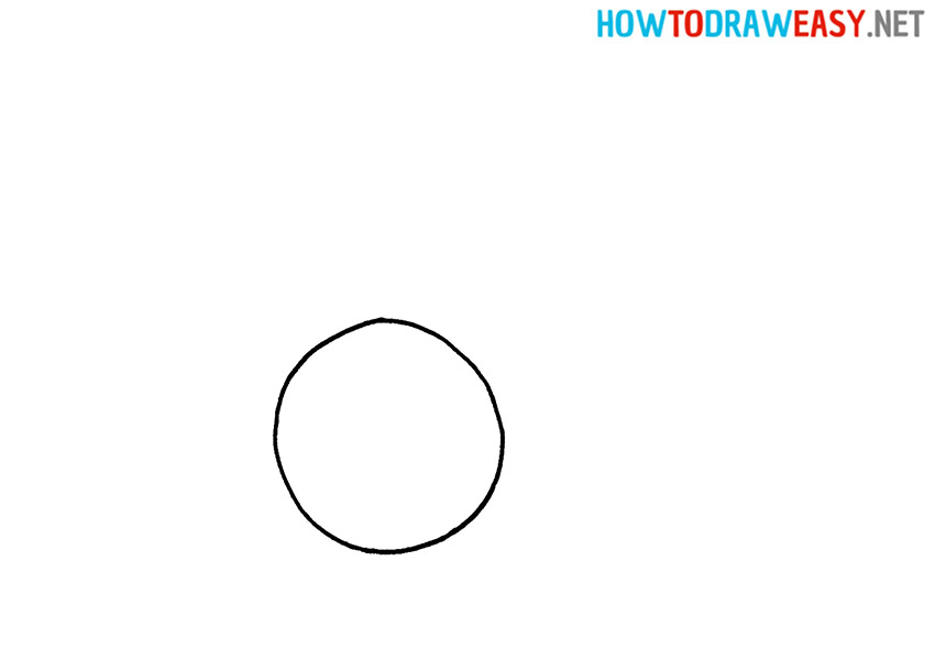 How to Draw Blueberries Step 1