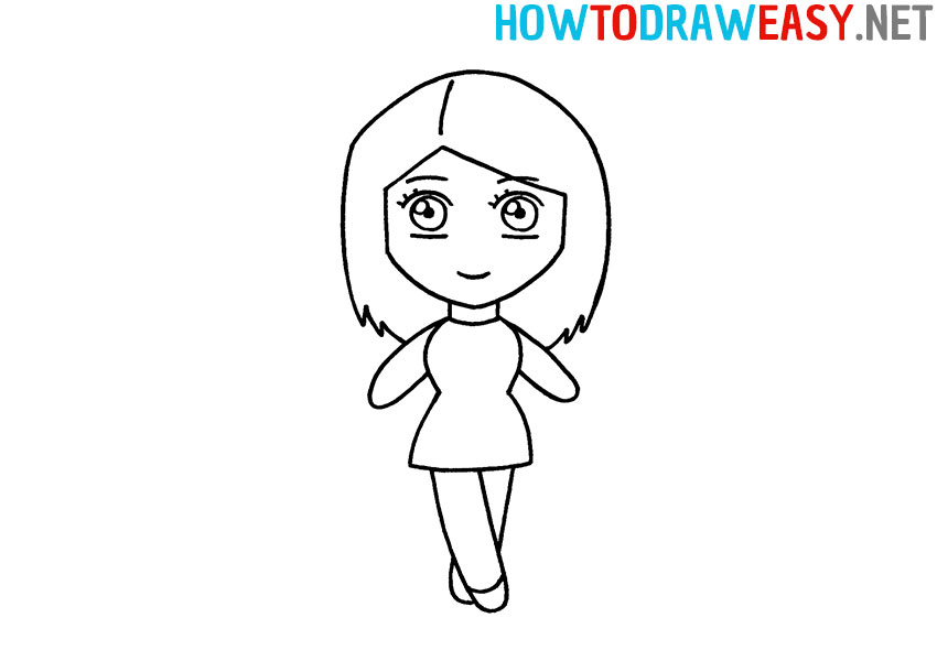 How to Draw Chibi Girl Easy