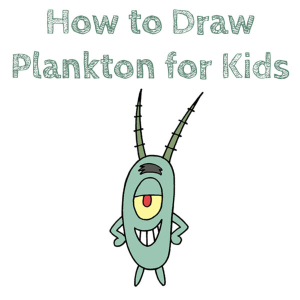 How To Draw Plankton Easy Drawing Tutorial For Kids Images and Photos