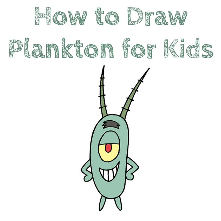 How to Draw Plankton for Kids