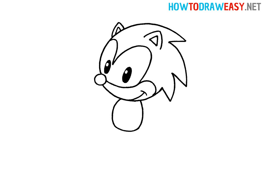How to Draw Sonic from Sonic the Hedgehog