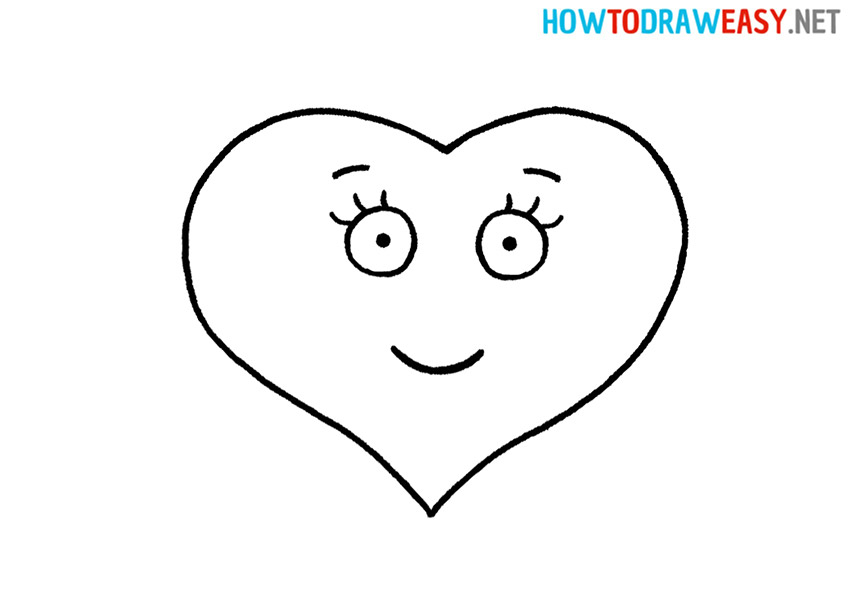 How to Draw a Cartoon Heart