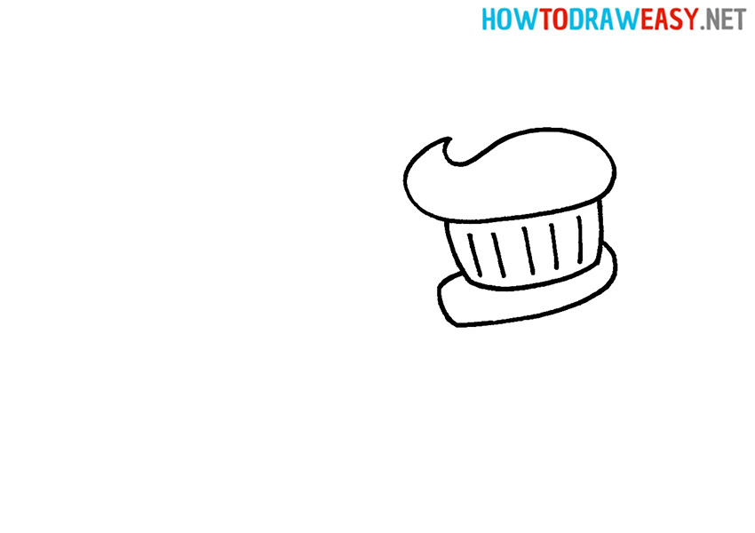 How to Draw a Cartoon Toothbrush