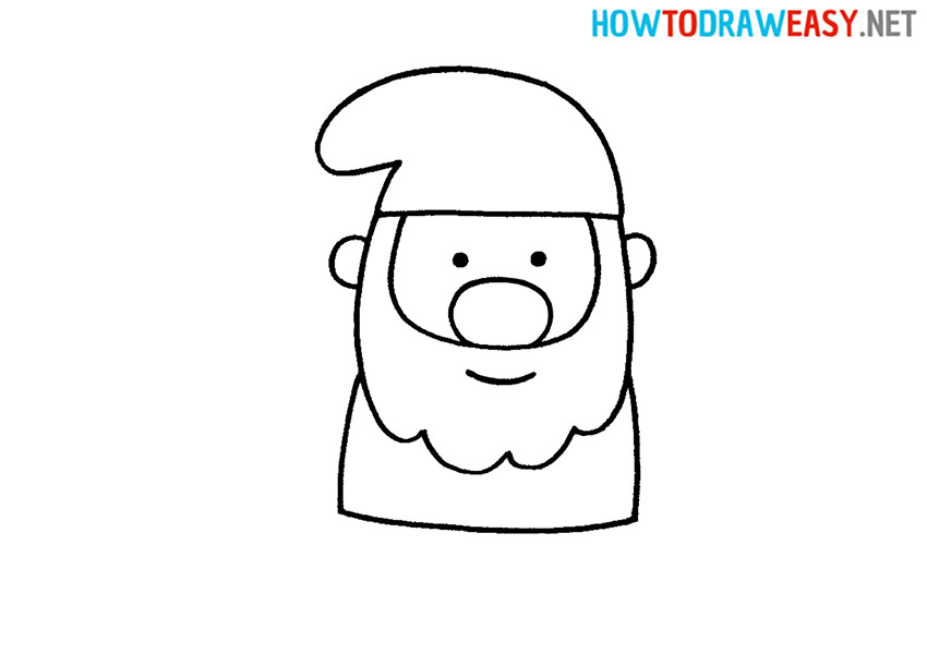 How to Draw a Cute Gnome
