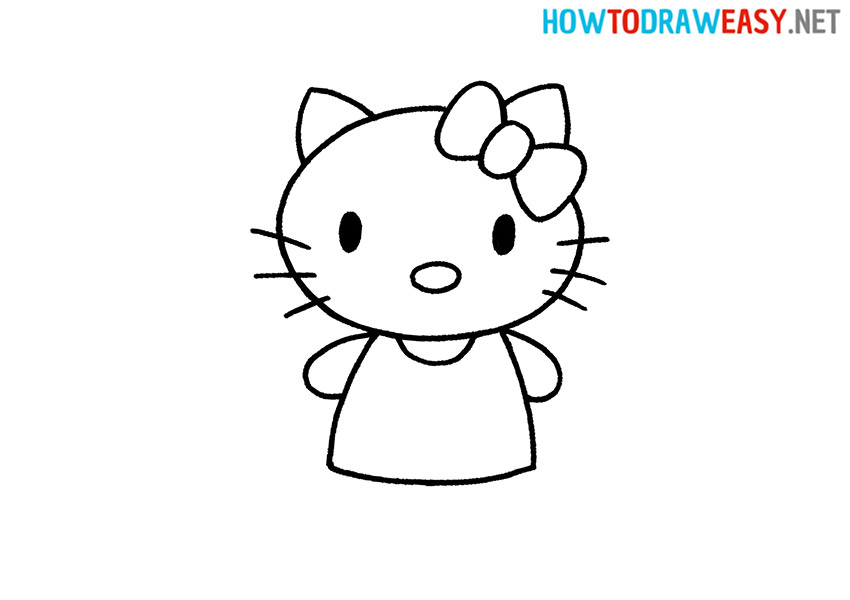 How to Draw a Cute Hello Kitty
