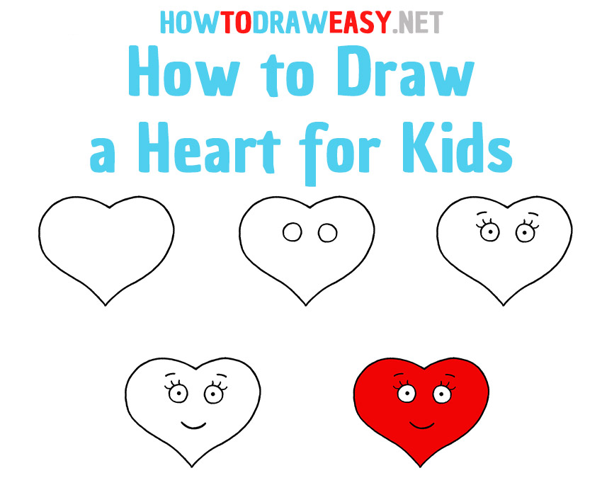 How to Draw a Heart Step by Step