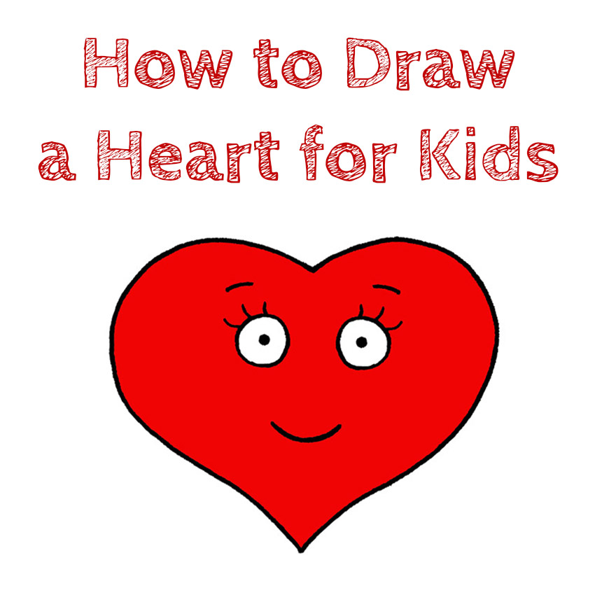 How to Draw a Heart for Kids