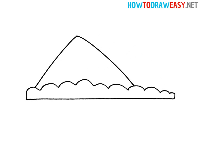 How to Draw a Mountain Easy