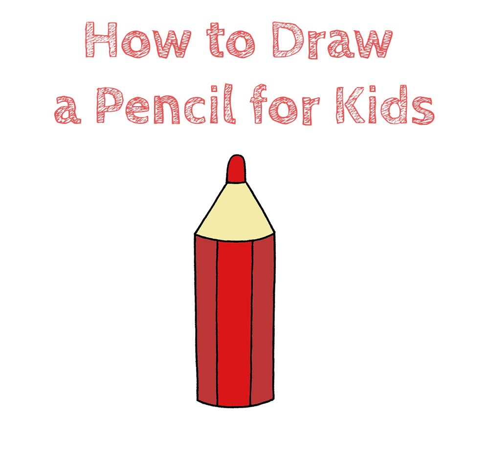 How to Draw a Pencil for Kids